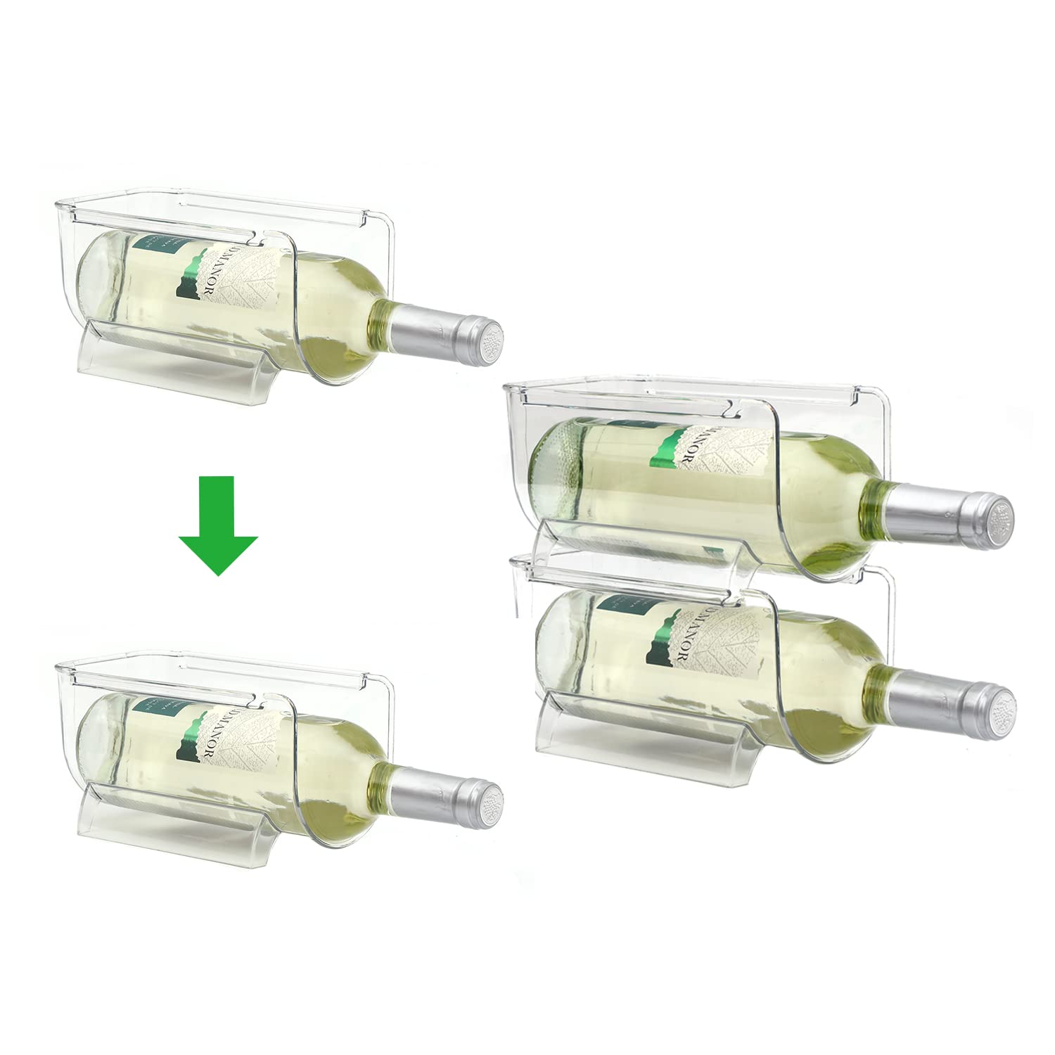 OKITCHEN set keeps everyday beverages within reach on countertop.