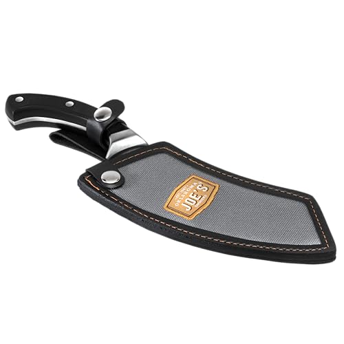 Oklahoma Joe's Blacksmith knife with holster for quick access and safe storage
