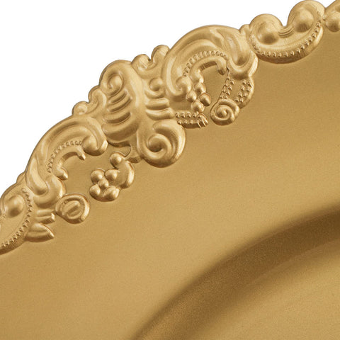 Okllen 13-inch charger plate on a stylish dining table.