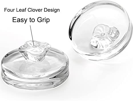 Okllen BPA-free soda-lime glass weights offer clear visibility of your ferment progress.