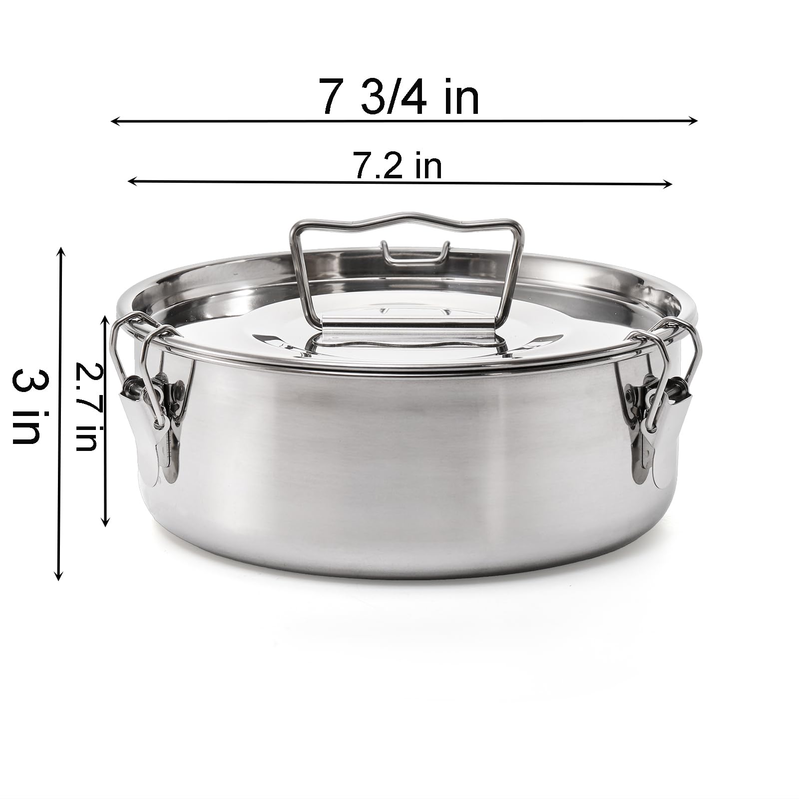 Okllen flan pan 65-ounce capacity for generous servings.
