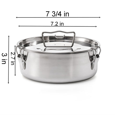 Okllen flan pan 65-ounce capacity for generous servings.