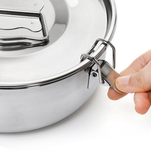 Okllen flan pan three-lock design sealing moisture.