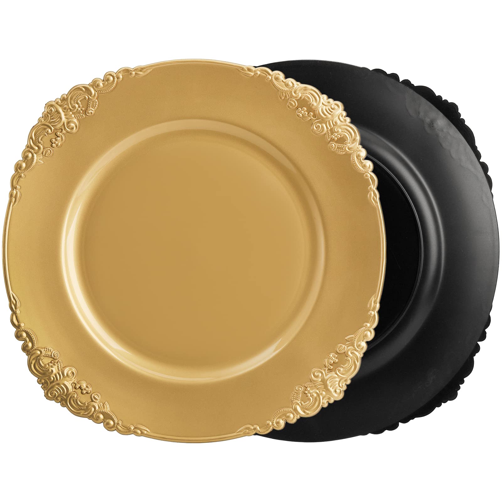 Okllen plates at a wedding reception elevate table presentation.
