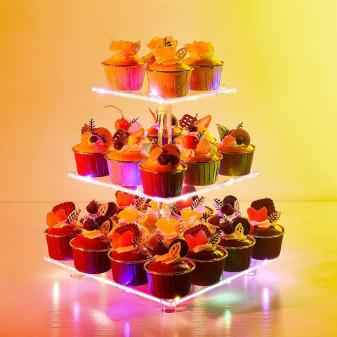 OLACHIKKO 3-tier acrylic plates show durability and clear view