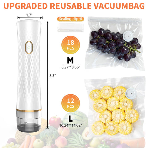 Olecha Vacuum Sealer is waterproof and portable for home or travel.