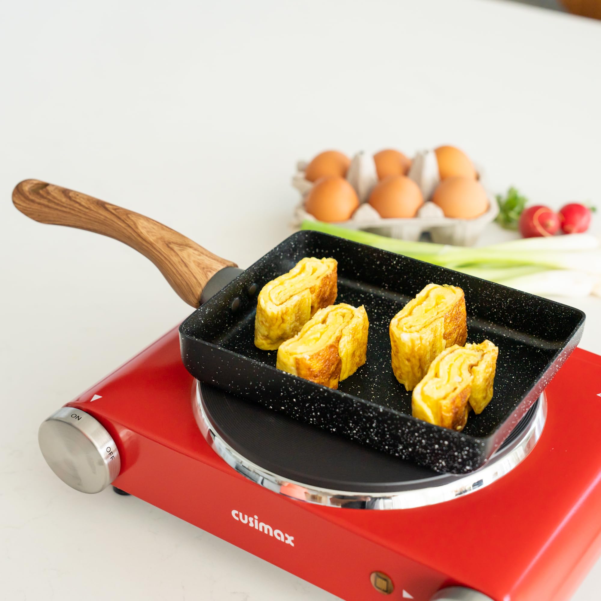 Oleex compact 5x7 pan for easy storage in small kitchens