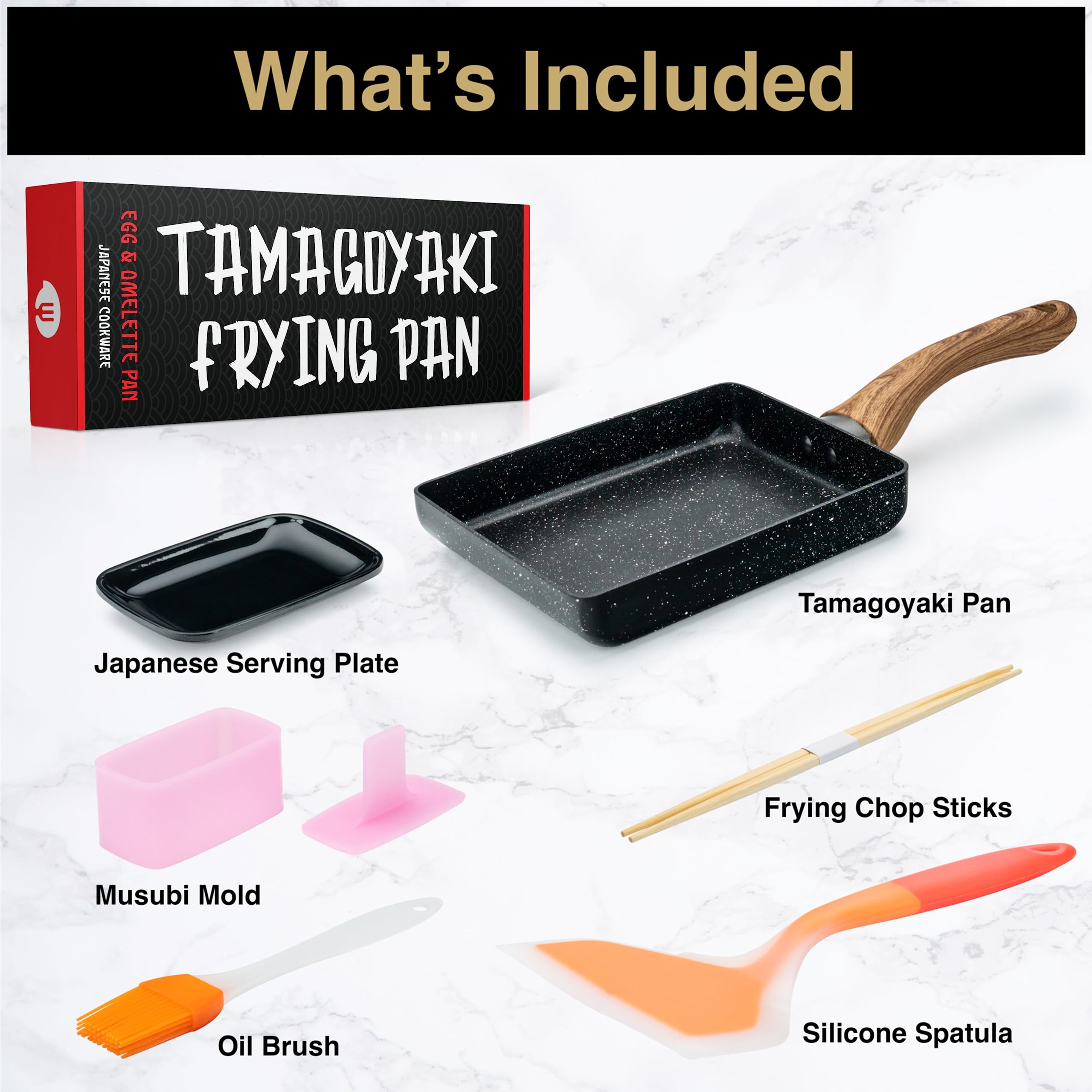 Oleex musubi mold and spatula set for neat, uniform sushi-style rolls