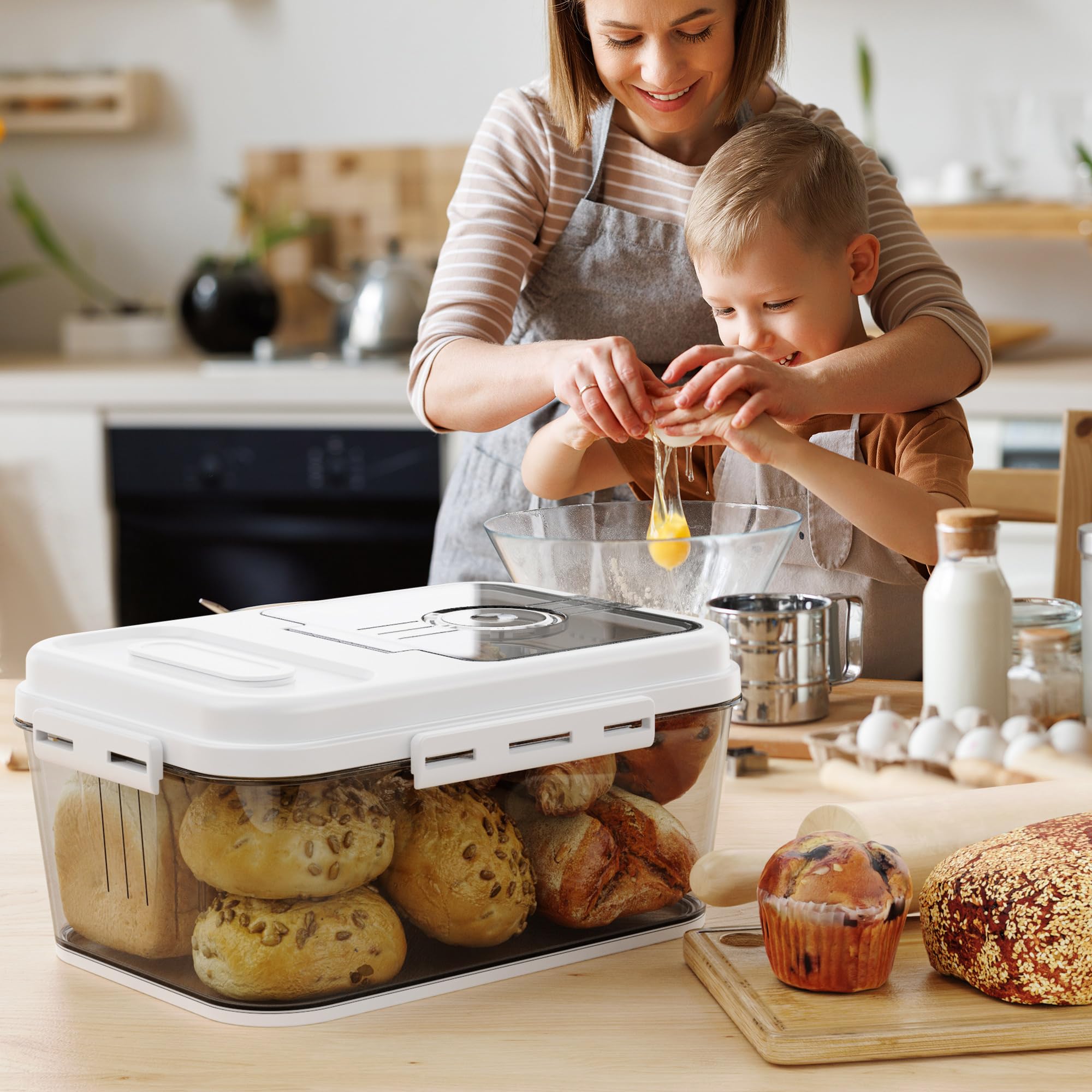 Olimingse bread box sized for most homemade loaves