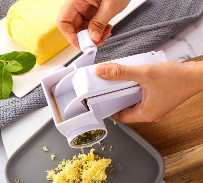 Olive Garden Rotary Cheese Grater easy clean design for quick rinsing.