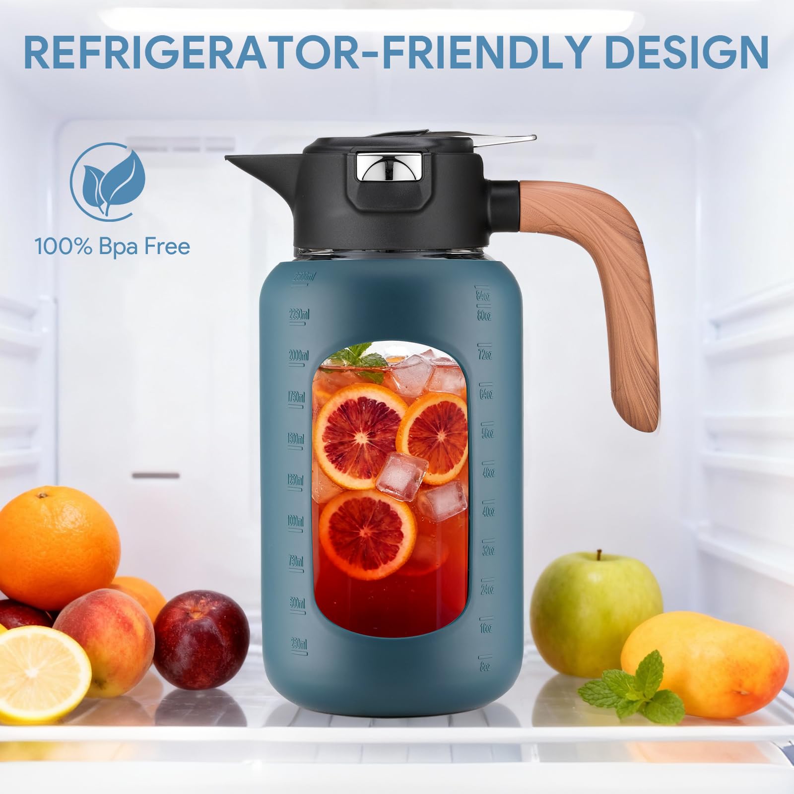 Olivego drip-proof spout keeps pour mess-free.