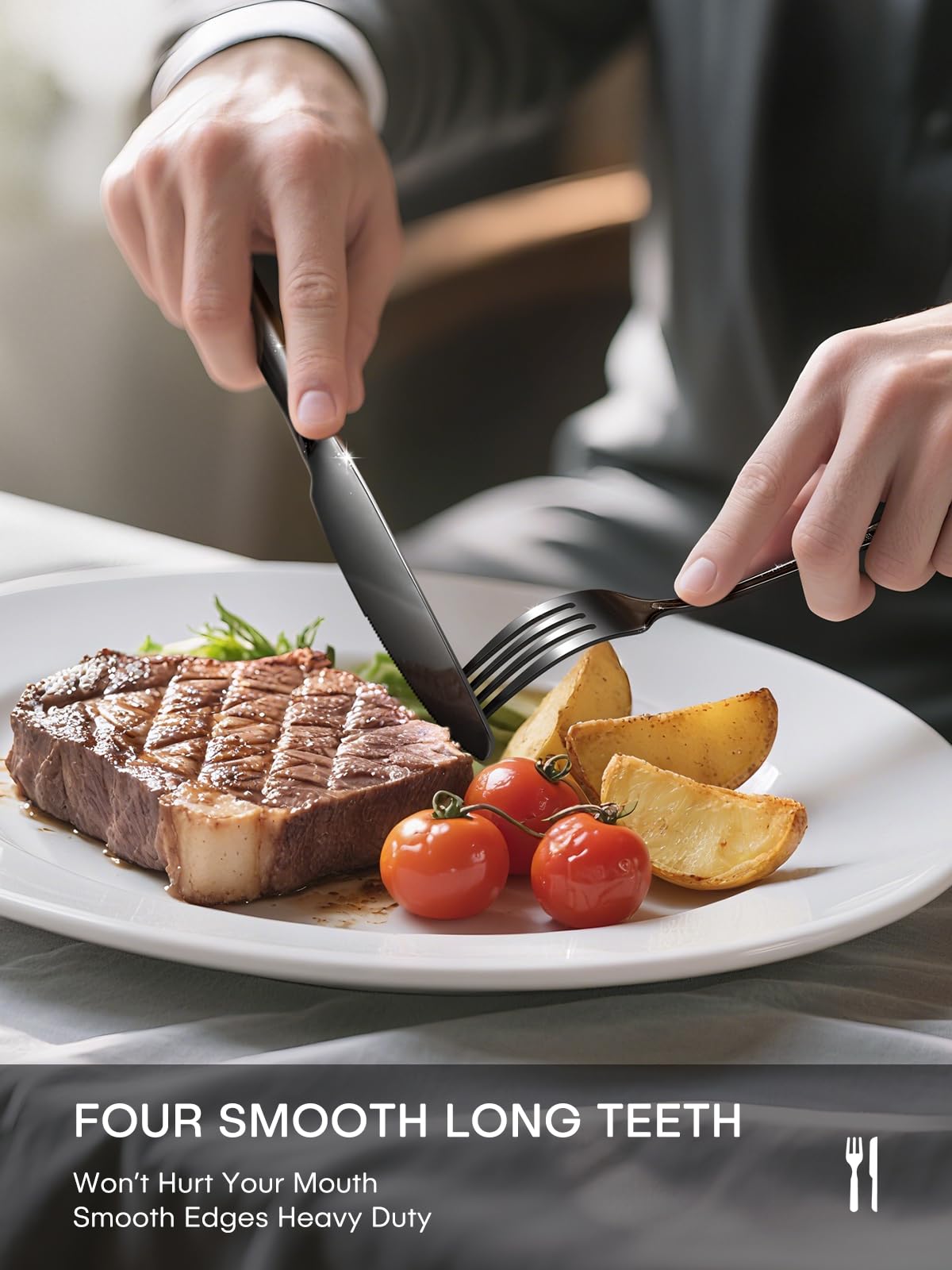 Ollex dinner forks with sturdy tines for reliable dining.