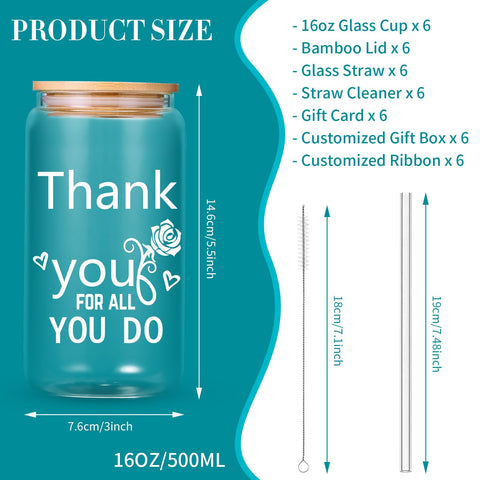 OLSUNOR glass straws for clean sipping