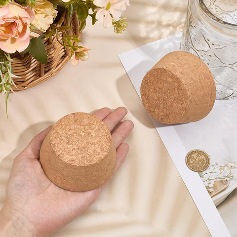 OLYCRAFT cork stopper for wine bottle with easy insertion