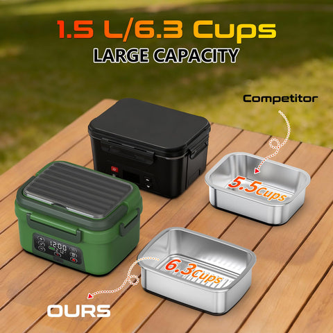 Omboos 360° heating for even warmth.