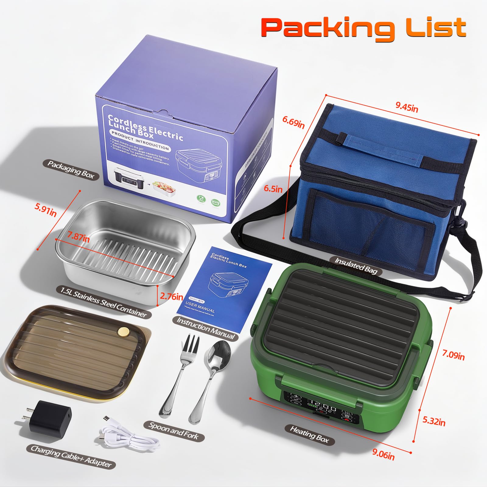 Omboos insulated carry bag makes transport easy.