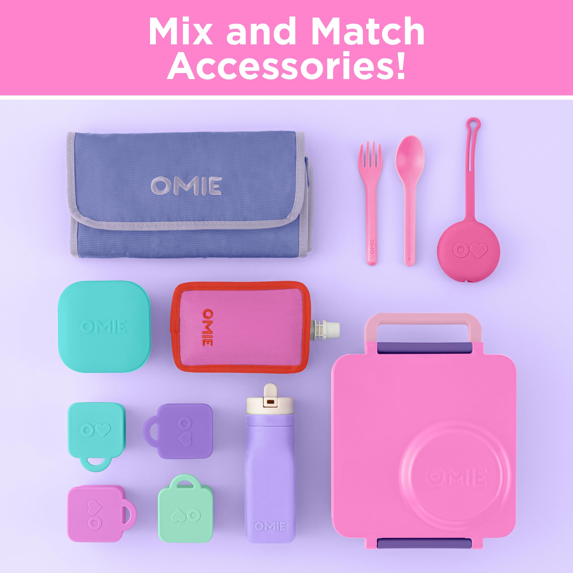 OmieBox is designed for ages 3+, supporting independent lunch routines.