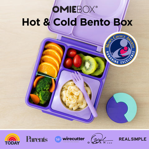Insulated food jar keeps hot meals warm for school lunches