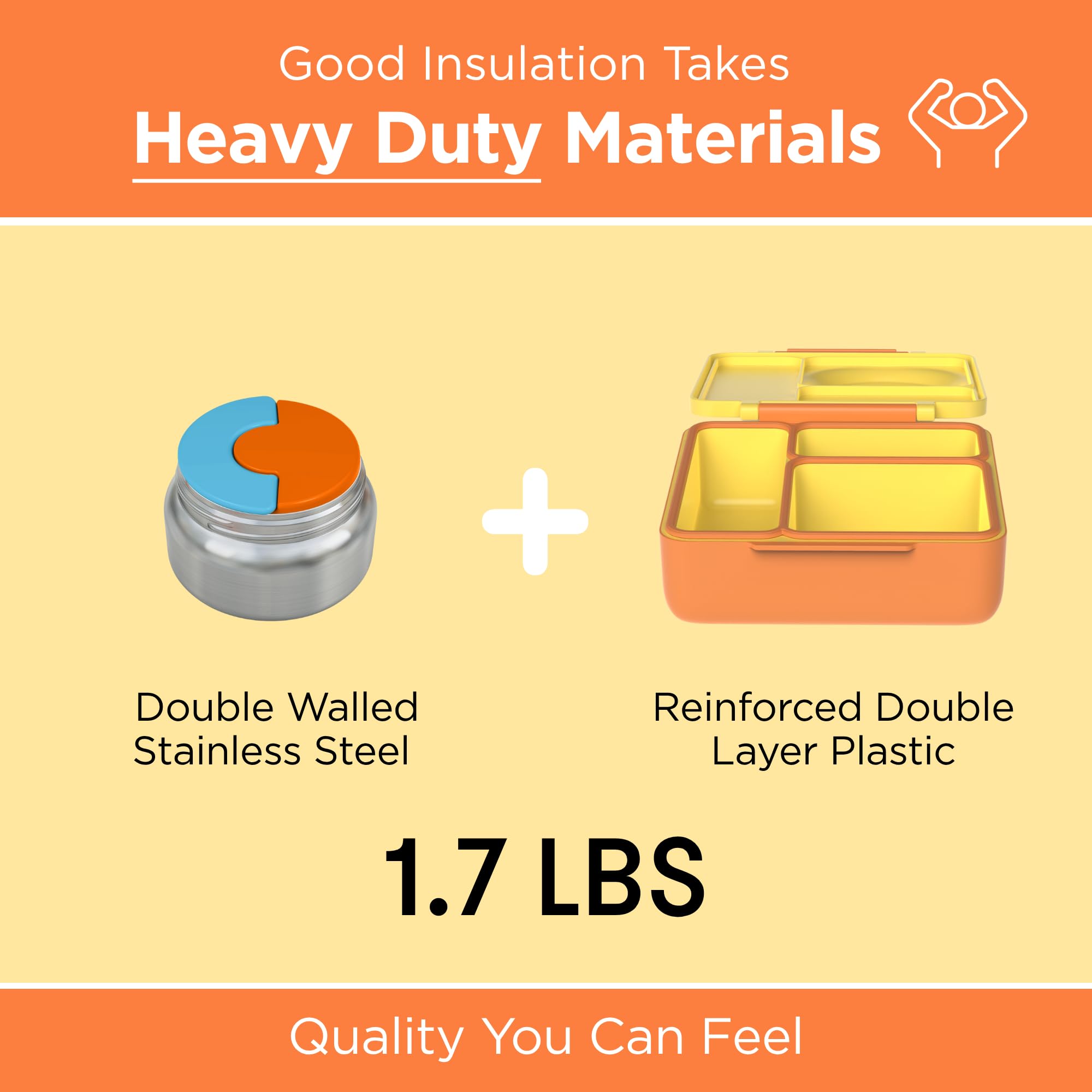 OmieBox three-compartment layout supports balanced meals for kids.