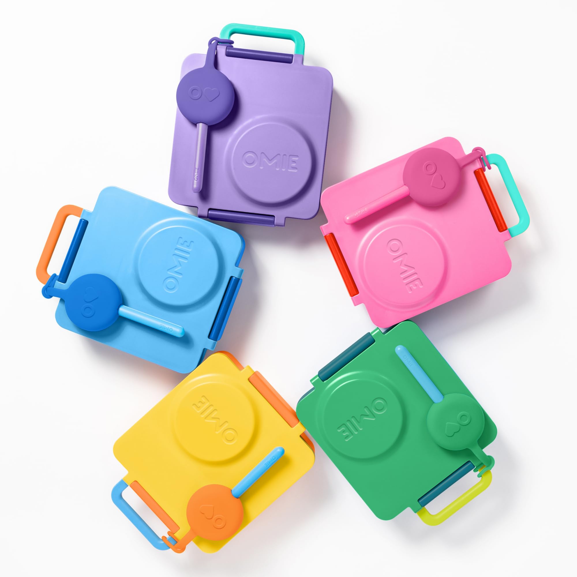 OmieBox compact 2-piece set fits on-the-go meals.