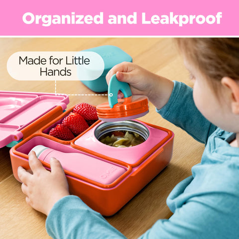 OmieBox Pink Berry durable construction withstands daily kid use