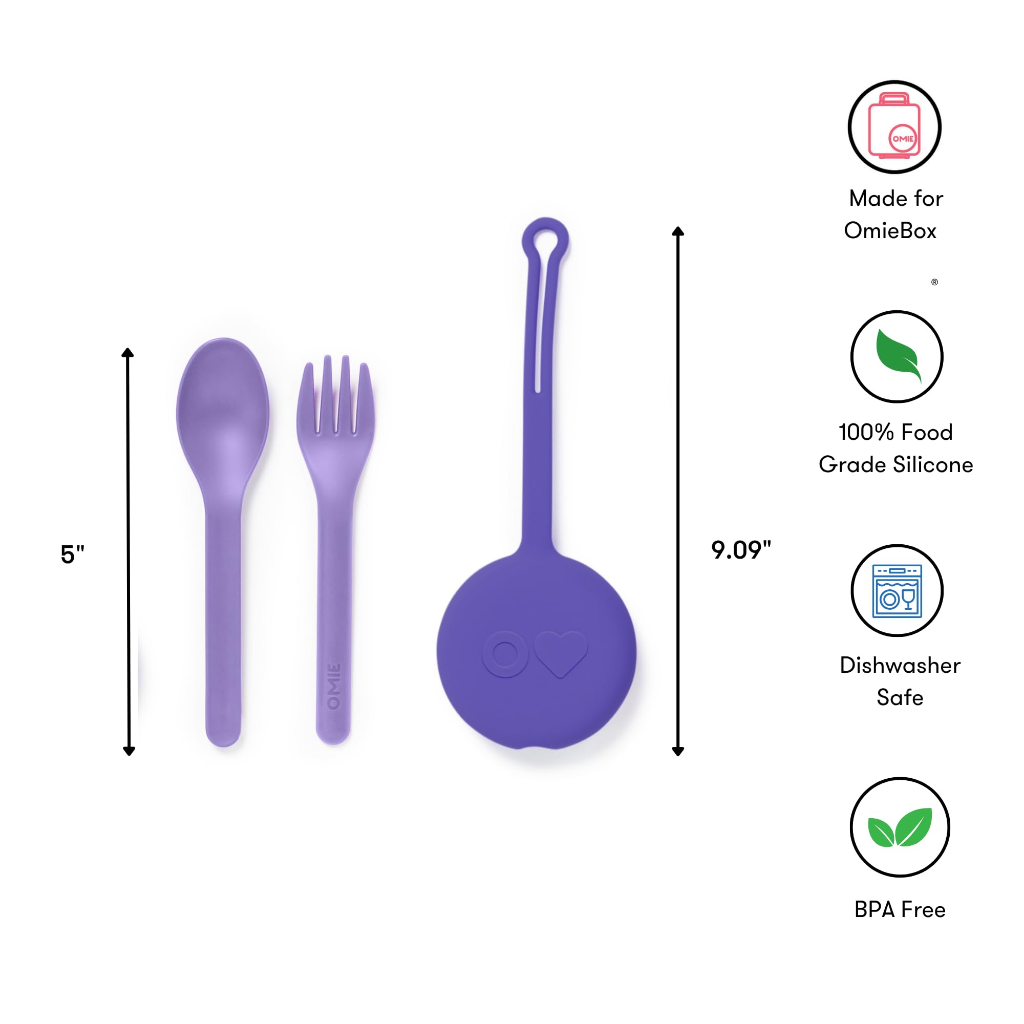 OmieBox for school lunches with compact, attachable design