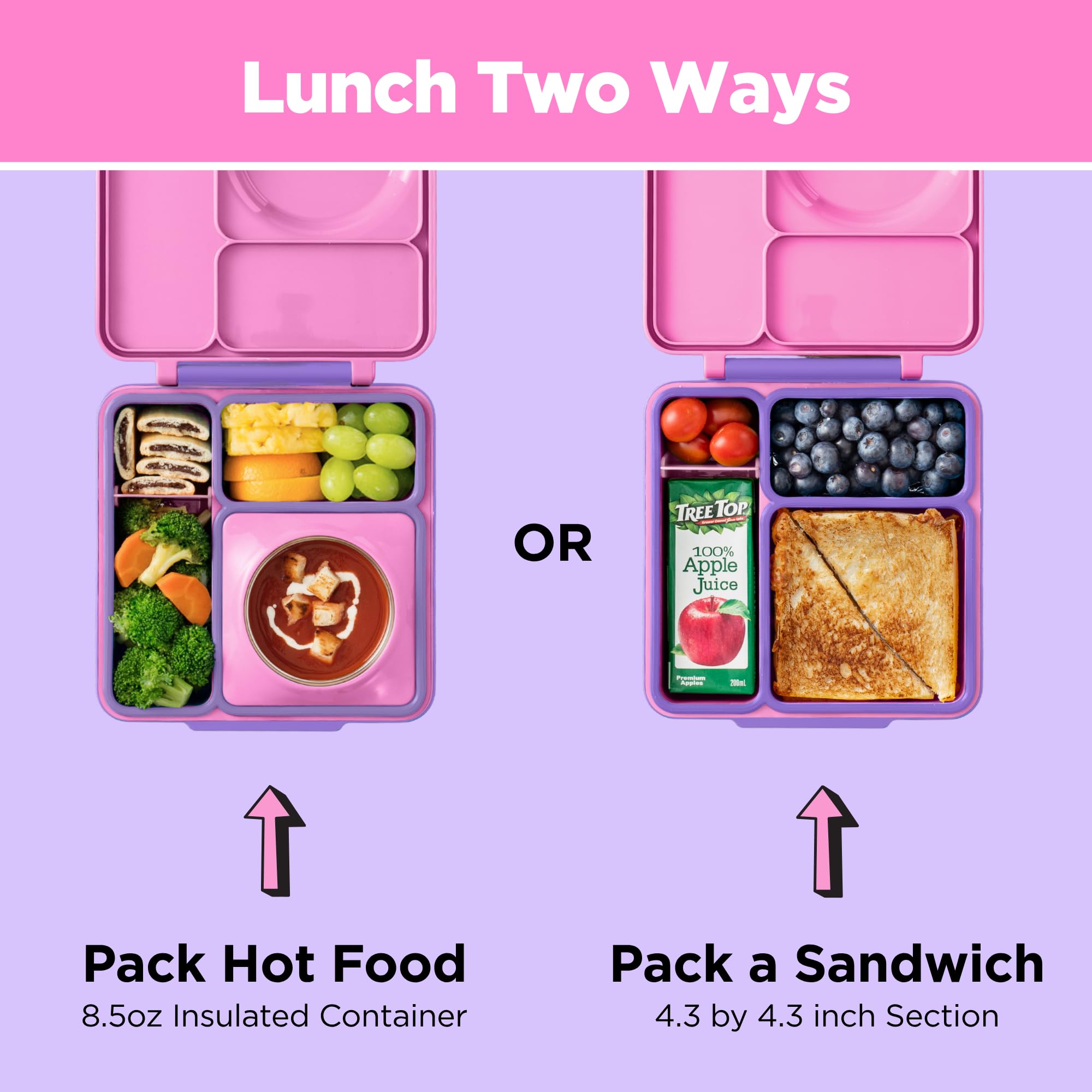 OmieBox two-temperature zones support hot entrees and fresh sides together.