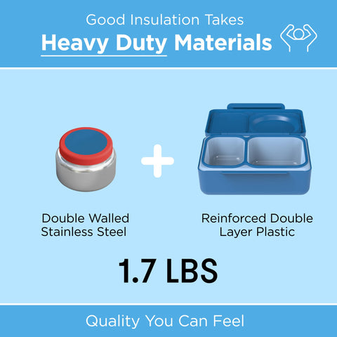 OmieBox UP 304 stainless steel construction for durable, BPA-free use.