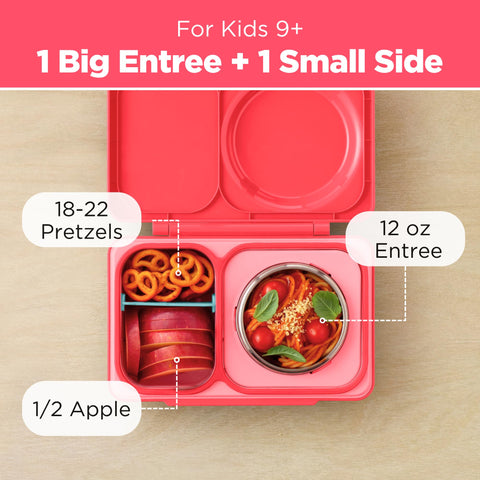 OmieBox UP cool design—bright colors to reflect growing independence.