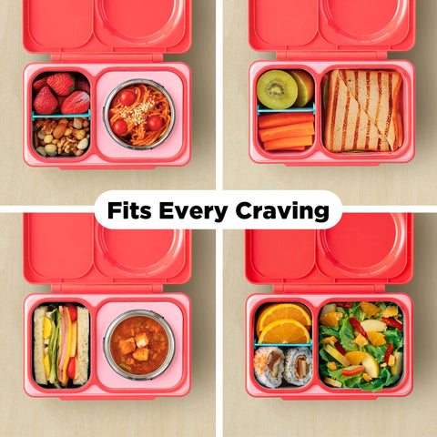 OmieBox UP leak-proof—no spills while carrying meals to school.