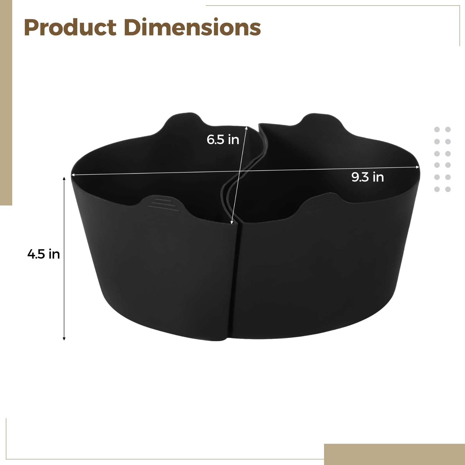 OMISTAR anti-slip handle design prevents liner movement during cooking.