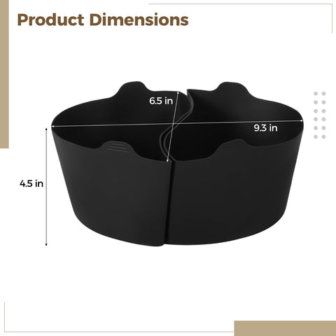 OMISTAR anti-slip handle design prevents liner movement during cooking.