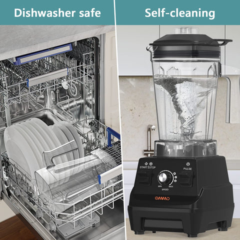 OMMO Blender dishwasher-safe parts simplify cleanup after blending.