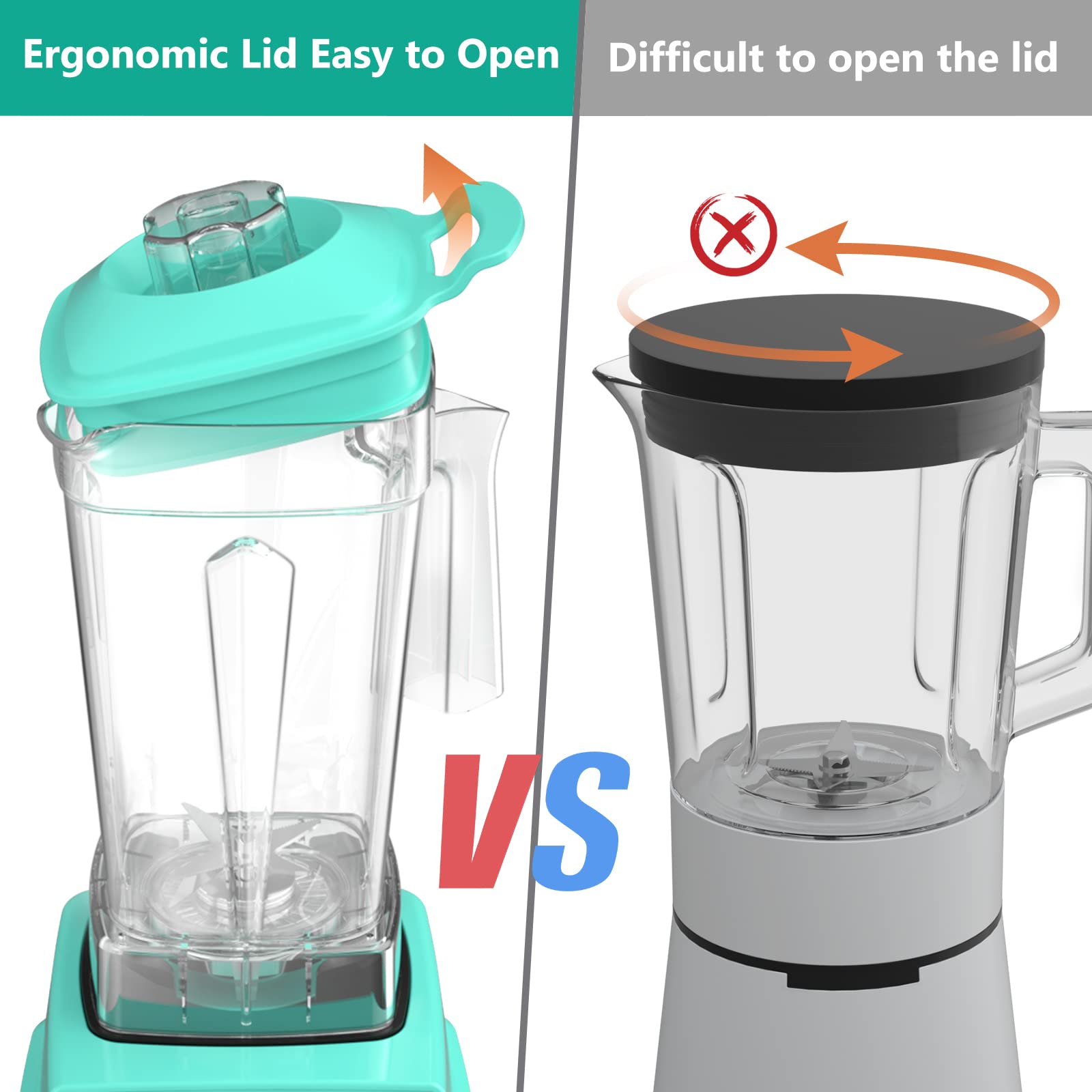 OMMO Blender ice-crushing performance for icy smoothies