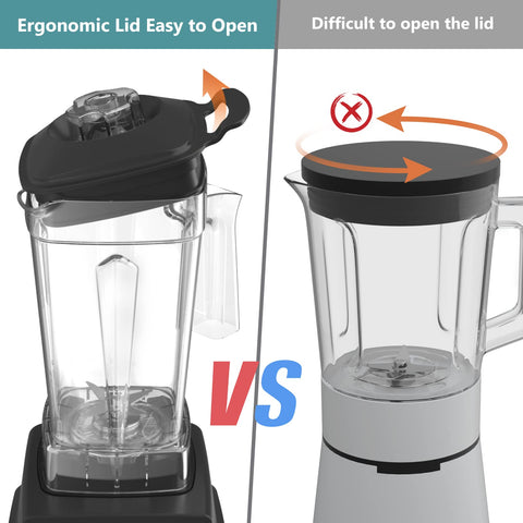 OMMO Blender durable 304 stainless steel blades stay sharp through many blends.