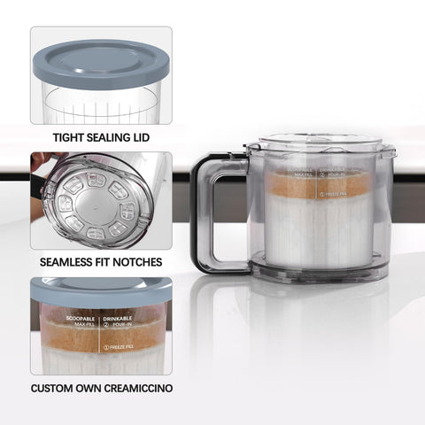 Omnikit deluxe pint mint, tight seal lid preserves freshness.