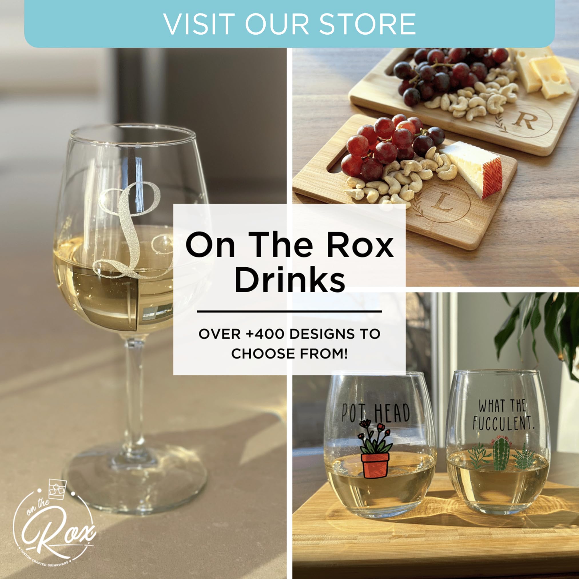 On The Rox Drinks celebration glass ideal for toasts.