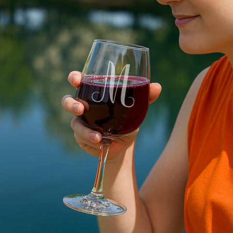 On The Rox Drinks wine glass in gift box for elegant gifting