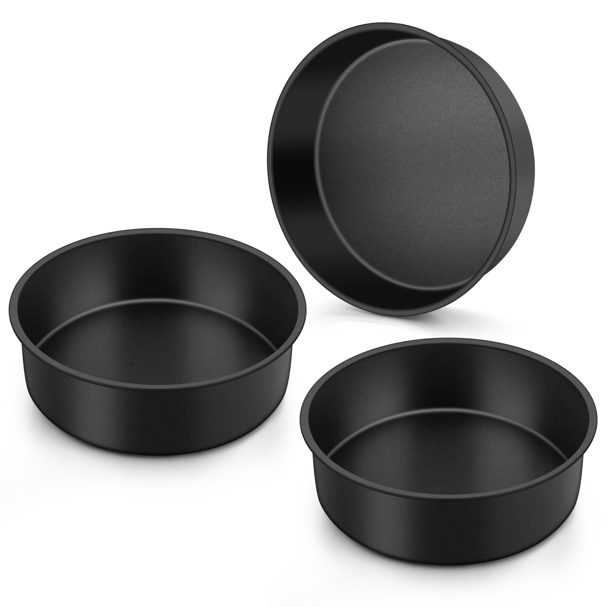 Onader 6inch small cake pans set 3 baking with even heat distribution