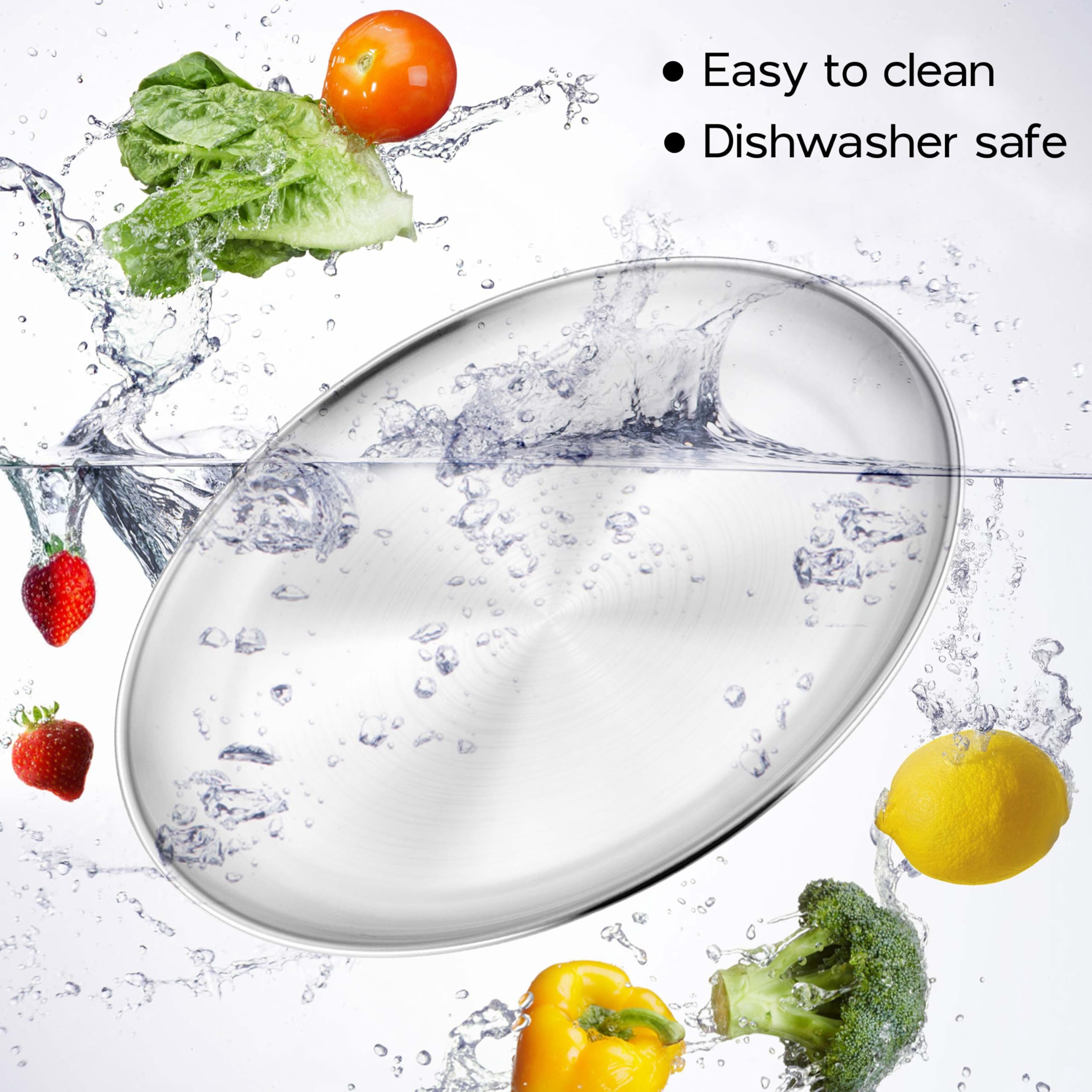 Onader serving plate overview for pasta, pizza, and salads