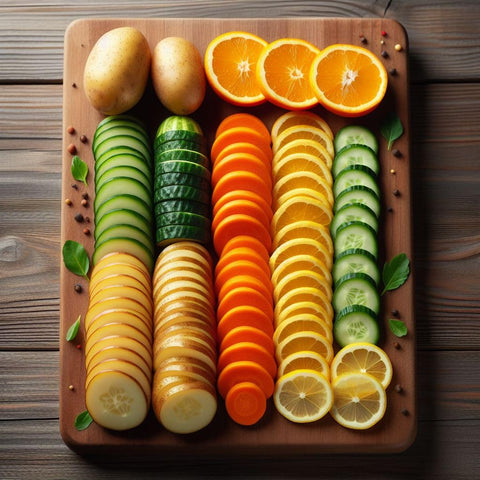 ONCE FOR ALL Safe Mandoline Slicer 24-month warranty offers trusted support.