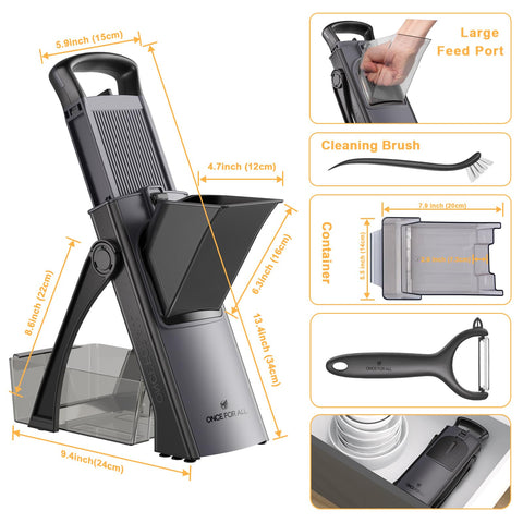 ONCE FOR ALL Slicer warranty and responsive support included.