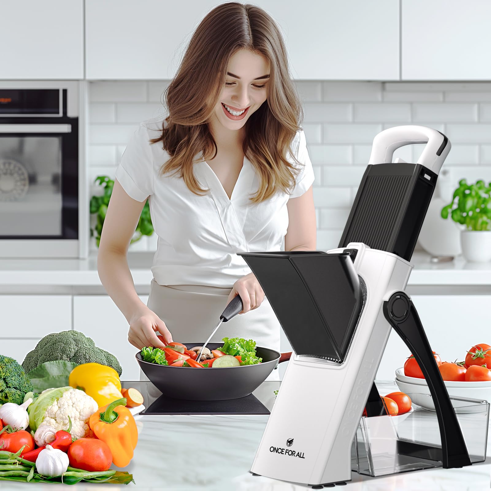 ONCE FOR ALL Mandoline Plus is a practical wedding or new home gift