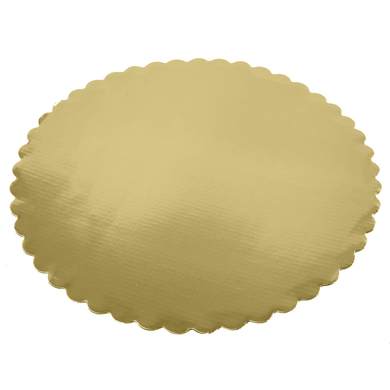 Disposable ONE MORE gold cakeboard ready for outdoor or indoor events.