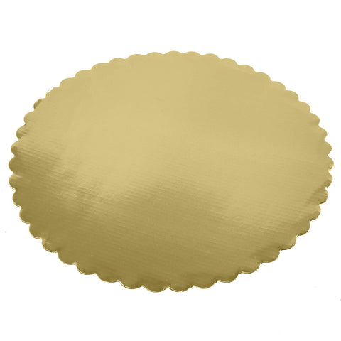 Disposable ONE MORE gold cakeboard ready for outdoor or indoor events.
