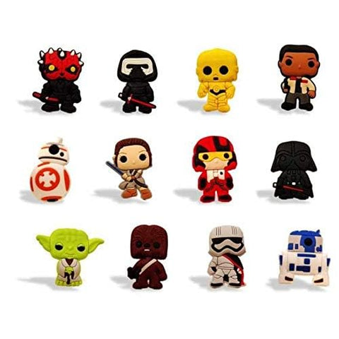 One Village Trading Star Wars magnets 12-pack close-up shows lightweight PVC design for everyday use.