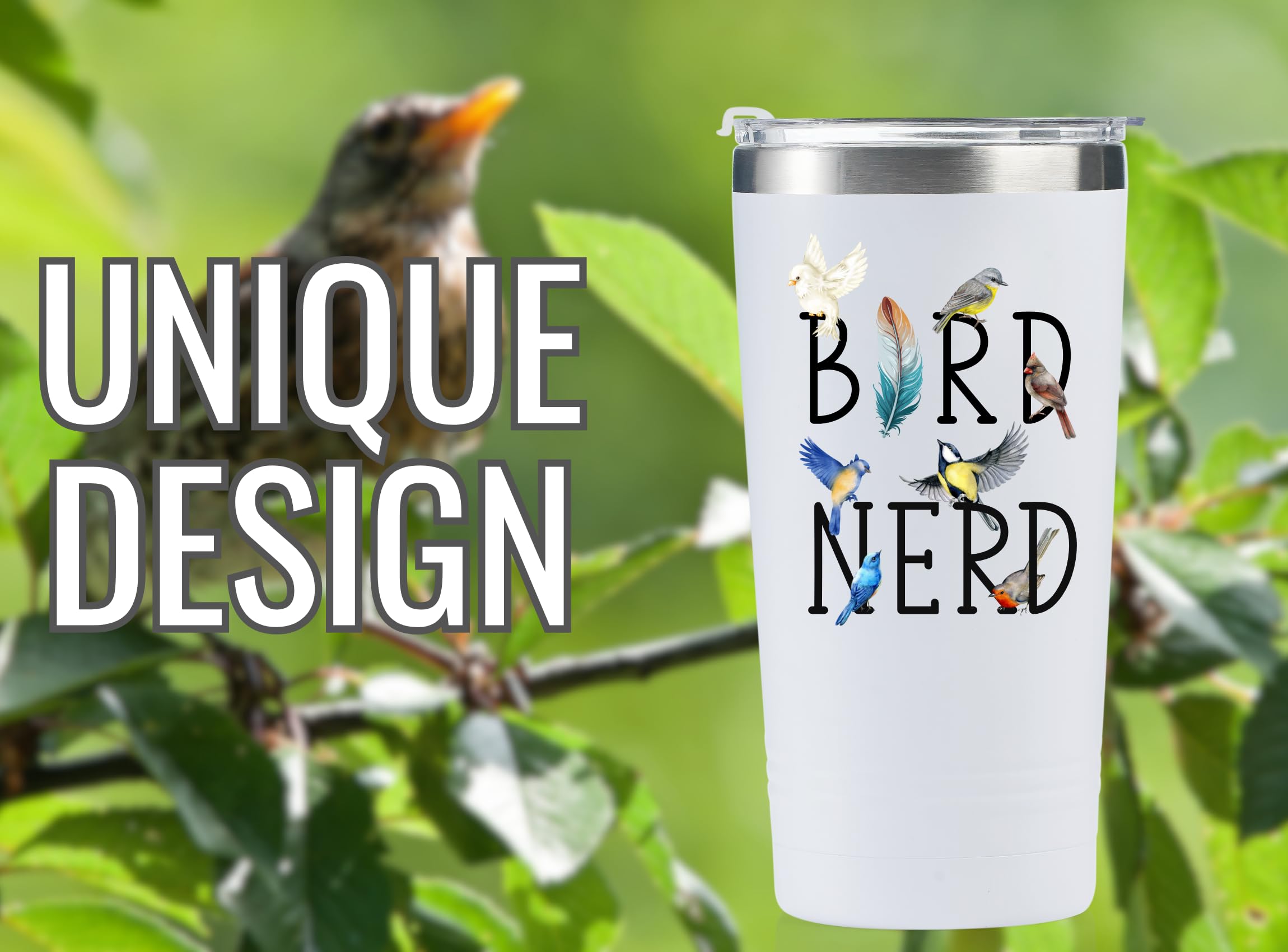Onebttl 20oz insulated stainless steel tumbler keeps drinks at desired temperature.