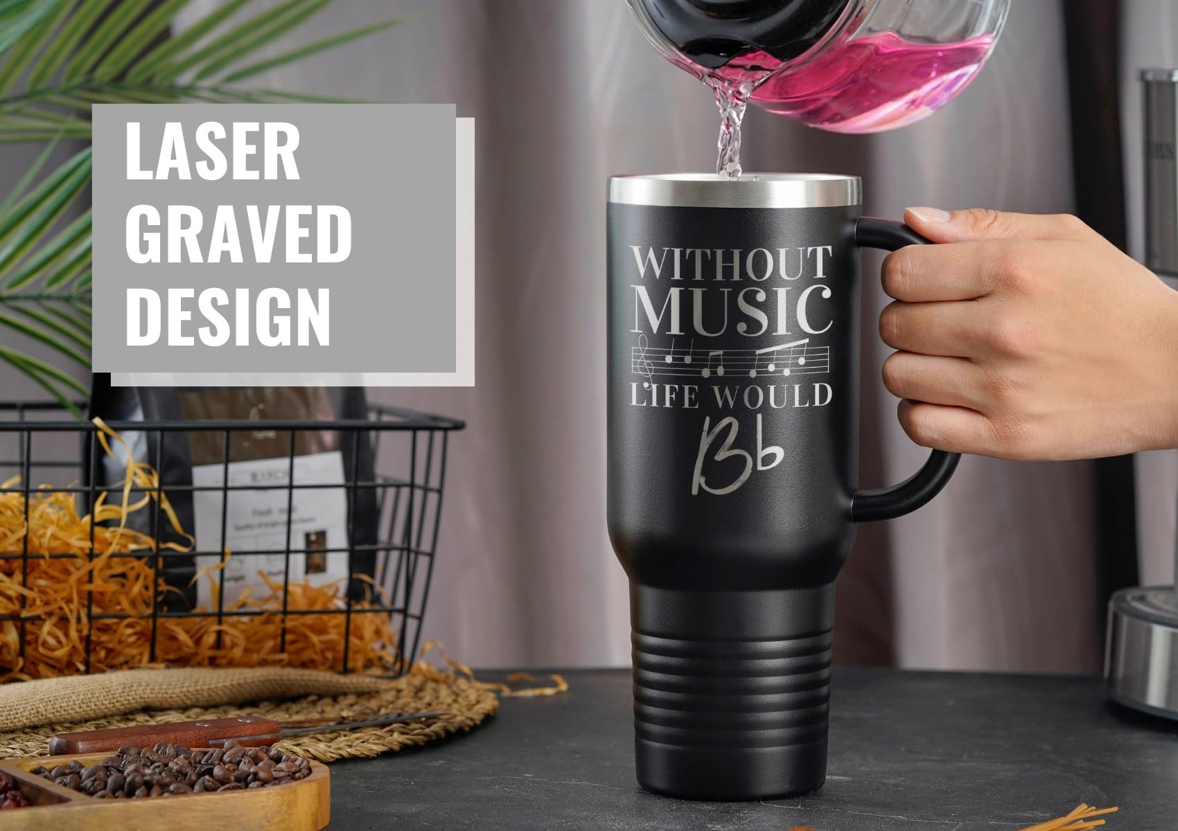 Onebttl 304 stainless steel durable tumbler for hot or cold drinks