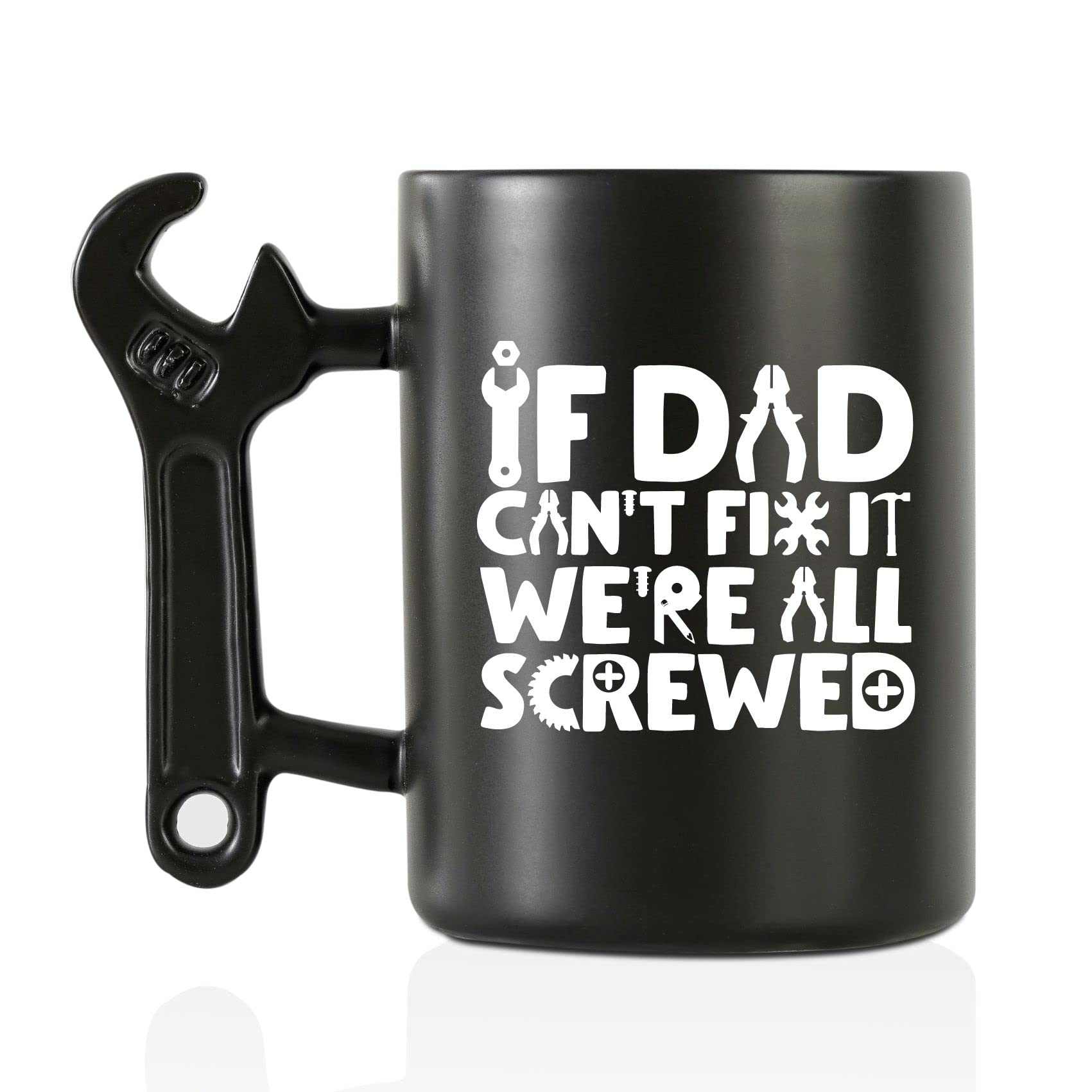 Onebttl coffee mug with wrench handle, ideal for daily hot beverages.