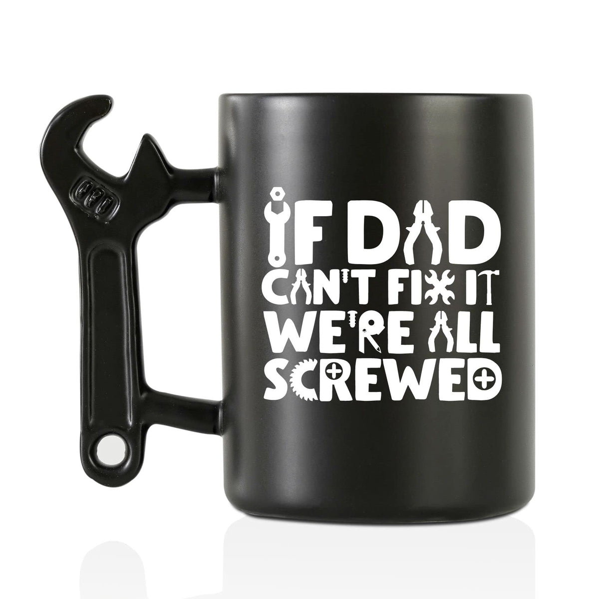 Onebttl coffee mug with wrench handle, ideal for daily hot beverages.